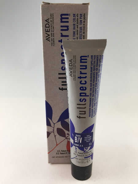 AVEDA FULL SPECTRUM PERMANENT Dark B/V PURE TONE hair color creme PROTECTIVE