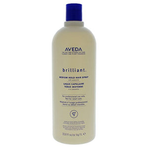 AVEDA Brilliant Medium Hold Hair Spray Liter 33.8oz REFILL (hairspray)