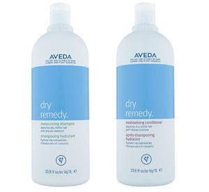 AVEDA Dry Remedy Moisturizing Shampoo and Conditioner Liter 33.8oz Duo/Set