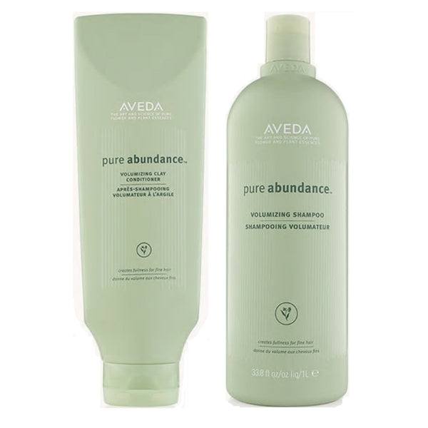 AVEDA Pure Abundance Shampoo 33.8oz and Conditioner 16.9 Liter Set Duo
