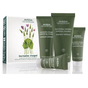 AVEDA Tourmaline Charged 4-Step Skin Care Kit discontinued (no box)