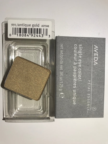 AVEDA eye color shadow ANTIQUE GOLD 991 shimmery light gold