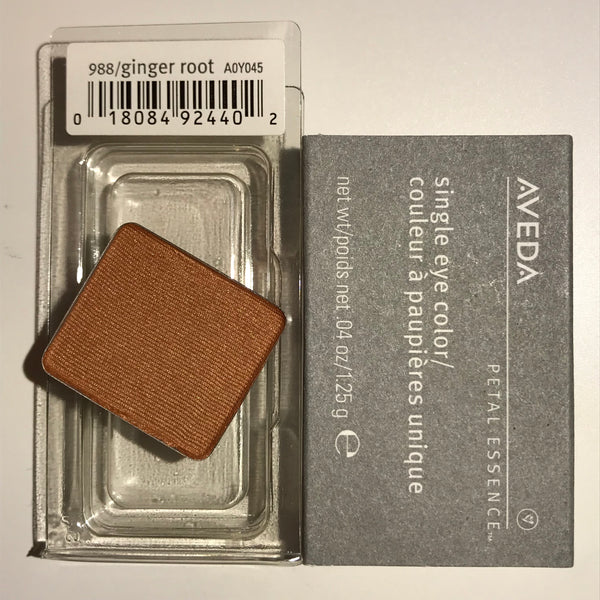AVEDA eye color shadow GINGER ROOT 988 orangy lightly shimmery