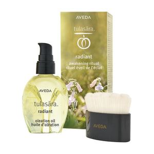 AVEDA Tulasara Radiant Awakening Ritual KIT Oleation Oil 50ml and dry brush